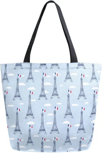 Miniatura 23 de SUABO Bolsa de asas de cocina reutilizable para comestibles, bolsa de compras de lona para exteriores Cactus