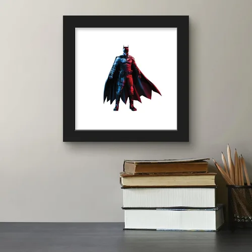 Miniatura 5 de Gallery Pops DC Comics The Batman - Arte de pared de Batman, versión enmarcada negra, 12 x 12 pulgadas