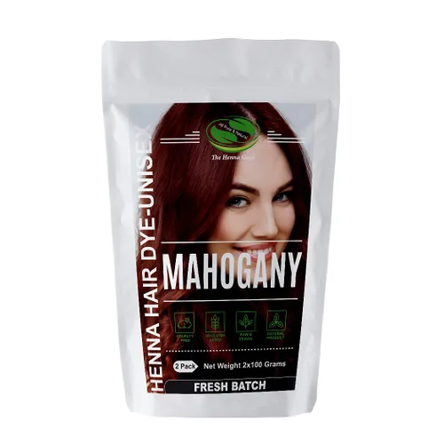Miniatura 36 de Tintura de henna para cabello y barba, 100 % natural y libre de químicos, The Henna Guys, Paquete de 1, Café Oscuro Marrón oscuro
