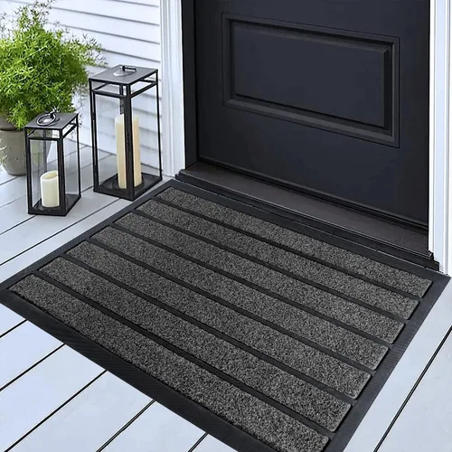 Miniatura 16 de ubdyo Alfombra Extra Duradera para Puerta - Alfombras de Bienvenida para Exterior Antideslizante - Alfombra Antideslizante para Entrada Marrón