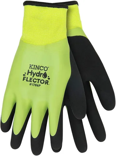 Miniatura 3 de Kinco - Guantes de trabajo impermeables con forro hidroflector de látex, extra cálidos, (1786P)