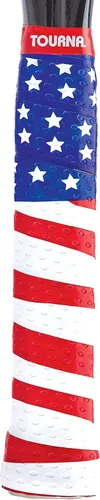 Miniatura 4 de Tourna Agarre de repuesto para tenis Mega Wrap Rojo