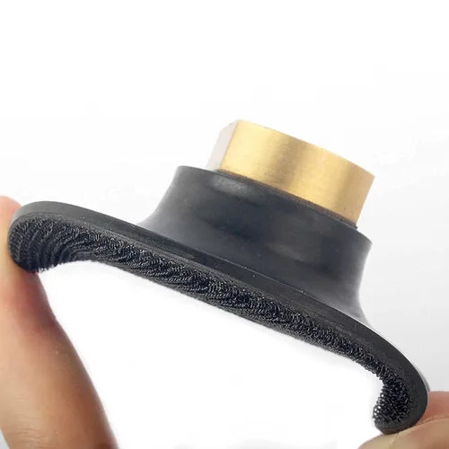 Miniatura 18 de Almohadilla de respaldo de pulido de 4 pulgadas con base de goma para soporte de almohadilla de pulido de diamante, conector de gancho y bucle