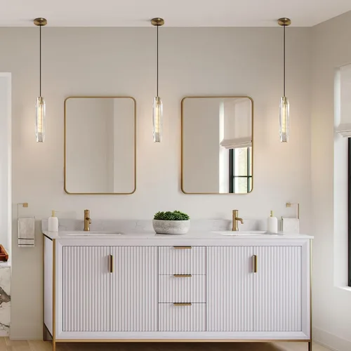 Miniatura 4 de KCO Iluminación moderna de cristal colgante de luces colgante de isla de cocina de oro lámpara colgante de vidrio de burbuja lámpara colgante