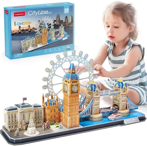 Miniatura 13 de Rompecabezas 3D para niños de 8 a 10 años, manualidades para niños de 8 a 12 años, horizonte de la ciudad de Nueva York, manualidades