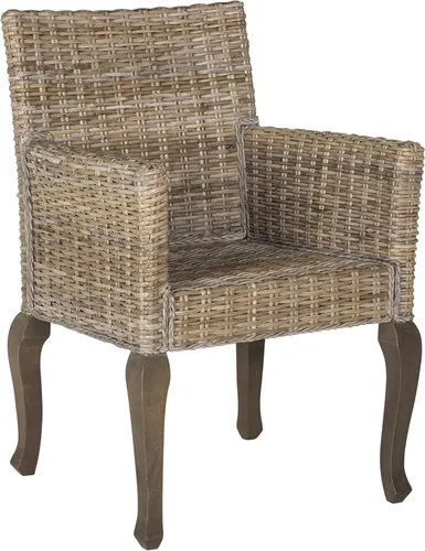 Safavieh Home Collection Silla de comedor de mimbre natural Armando