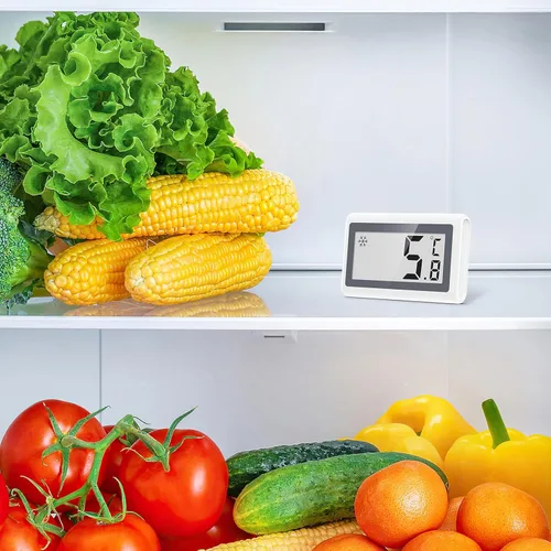 Miniatura 7 de AMIR Upgraded Digital Refrigerator Thermometer, Fridge Freezer Thermometer with Clear LCD Display, Magnetic Back, Ideal for Home, Kitchen (1 Pack)