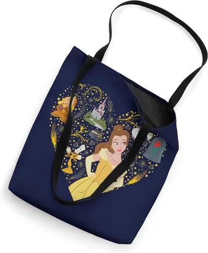 Miniatura 2 de Disney Princess Belle Enchanted Heart Bolsa de mano Blanco 16 pulgadas