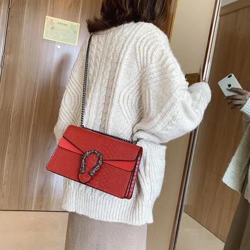 Miniatura 3 de HELFNE Bolsos de noche y embragues para mujer, bolsos cruzados de moda con cadena, bolsos de mano, lindos bolsos veganos y bolso de hombro