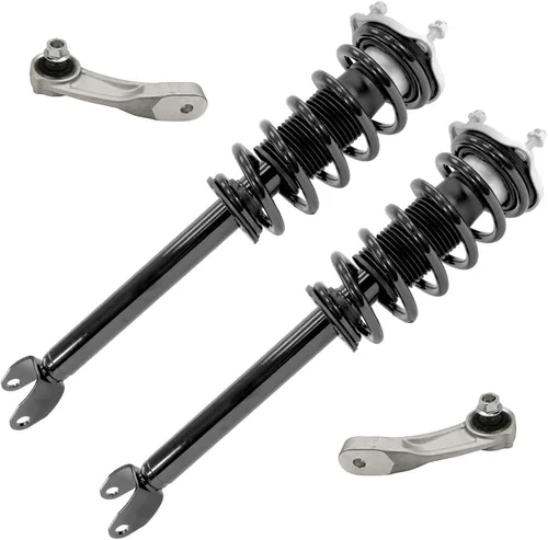 Miniatura 15 de Detroit Axle - Kit de puntales delanteros 2WD para Ford F-150 2005-2008 Lincoln Mark LT 2005-2008, 2 puntales con muelle helicoidal, 2 enlaces