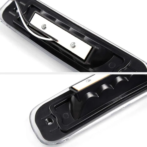 Miniatura 7 de PIT66 3ª luz de freno LED, compatible con Jeep Cherokee 97-01, luces traseras de carga para techo trasero, lente transparente, carcasa negra 99-04