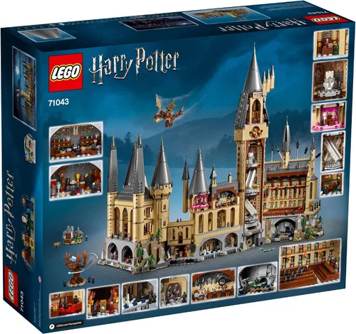Miniatura 6 de LEGO Harry Potter Castillo de Hogwarts 71043 Set de Construcción - Kit de Modelo con Minifiguras, Incluye Varita, Barcos y Figura de Araña