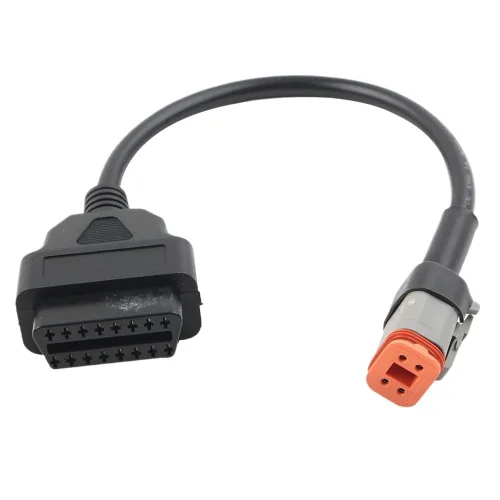 Cable adaptador de escáner de diagnóstico de motocicleta 4Pin a OBD2 para accesorios Harley-Davidson 16Pin a 4Pin