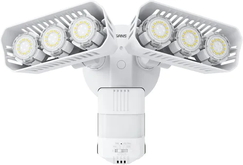 Miniatura 11 de SANSI Luces Exteriores con Sensor de Movimiento de 28W 3500LM, Reflectores Exteriores con Sensor de Movimiento, Luces de Seguridad Detector con 4