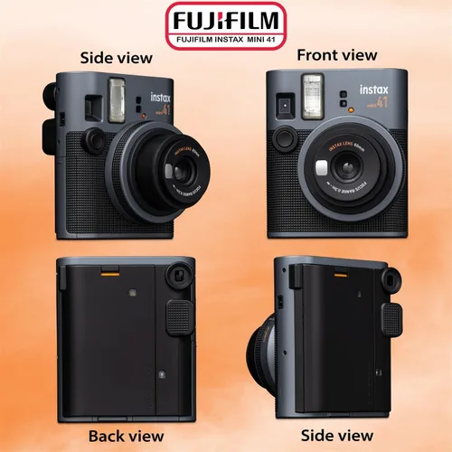 Miniatura 3 de Fujifilm Instax Mini 41 - Paquete de cámara de película instantánea con estuche Groovy, película de paquete doble (20 hojas), álbum de fotos