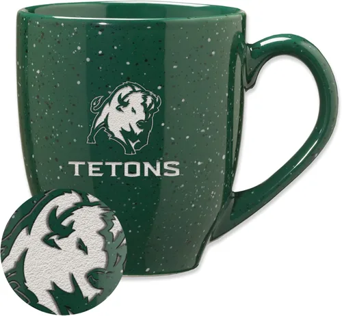 Miniatura 403 de Rico Industries NCAA Virginia Tech Hokies Maroon - Taza de café de cerámica grabada con láser, color del equipo, 16 onzas