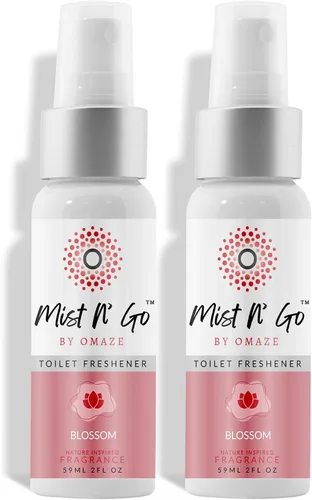 Miniatura 10 de Mist N' Go by Omaze - Aerosol de Baño de Viaje para Inodoro Eliminador de Olores - Aerosol de Inodoro de Viaje para Ambientador de Aire de Baño