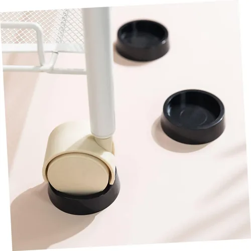 Miniatura 8 de DOITOOL 2 sets protectores de patas de silla accesorios muebles ruedas tazas para suelos duros ruedas de goma 2 unids*2