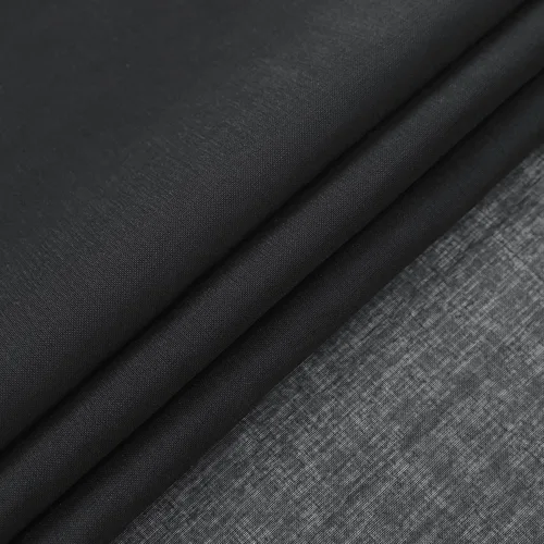 Miniatura 5 de XTMYI Cortinas negras de 48 pulgadas de largo para dormitorio, juego de 2 paneles, bolsillo para cortinero, cortinas de encaje transparentes