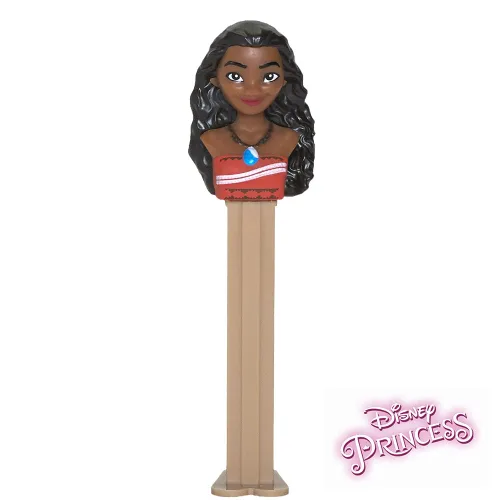 Miniatura 3 de PEZ Moana - Dispensador de caramelos de princesa de Disney, dispensador de dulces Moana con 2 recambios de caramelos de PEZ Recuerdo de fiesta
