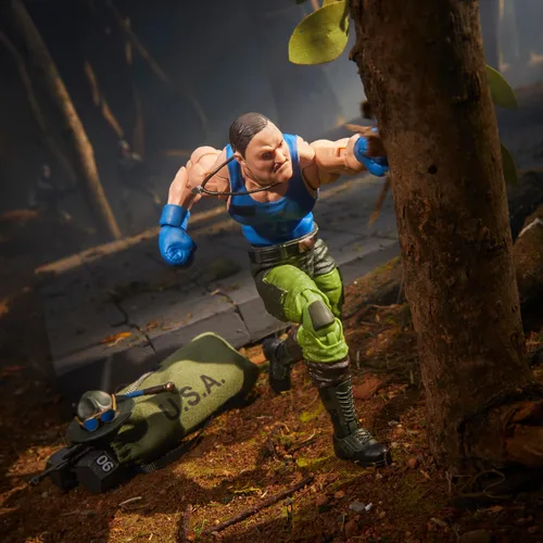 Miniatura 5 de G.I. Joe Serie clasificada #129, Mad Marauders SGT Slaughter, figura de acción coleccionable de 6 pulgadas con 18 accesorios