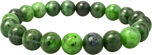 Miniatura 42 de Amazing Gemstone Pulsera de cristal para mujeres y hombres, pulsera de cristal curativo de protección, pulsera elástica con cuentas de piedras