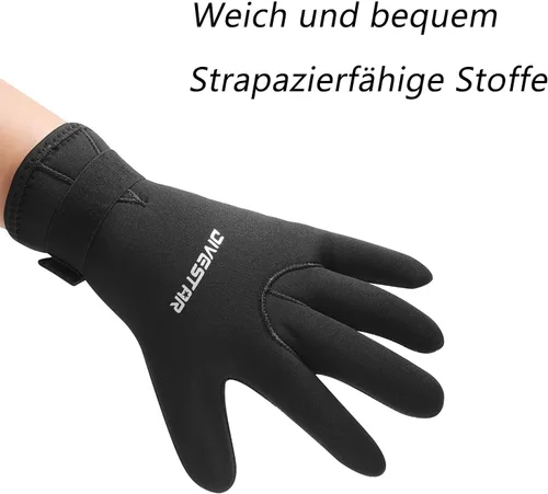Miniatura 4 de Skyone Guantes de neopreno para buceo, guantes de buceo, guantes de surf de 0.118 pulgadas, 0.198 pulgadas, para hombres, mujeres, niños, térmicos