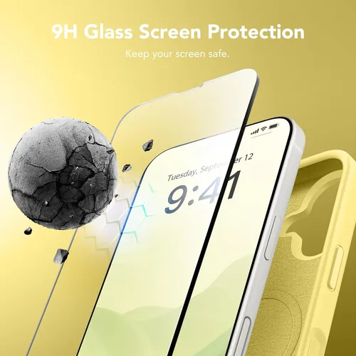 Miniatura 867 de GONEZ Funda de silicona para iPhone 15 Pro Max, compatible con Magsafe, protector de cámara + protector de pantalla, forro de microfibra suave