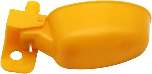 Miniatura 7 de 12 tazas de agua de codorniz para palomas, bebedero automático para pájaros para jaula, cría de aves de corral (amarillo)