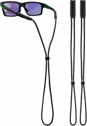 Miniatura 12 de 80Days Correa ajustable para gafas: Retenedor de nylon para gafas y gafas de sol con agarres de silicona, ajuste seguro