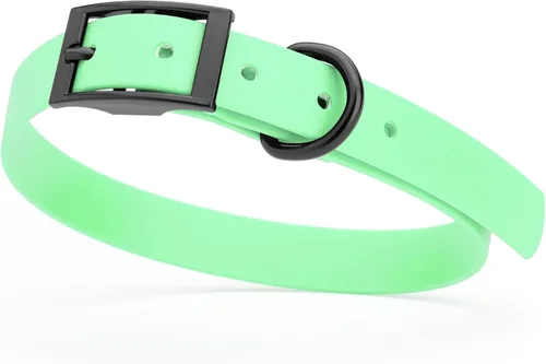 Miniatura 50 de Dogline Biothane - Collar impermeable para perro con hebilla de liberación rápida, resistente cincha de nailon recubierta con resistente y a prueba