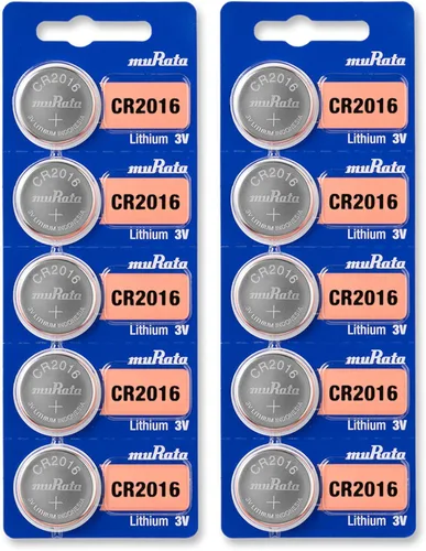 Miniatura 5 de Murata Batería CR2016 DL2016 ECR2016 3V Litio Moneda Celda (100 Baterías)