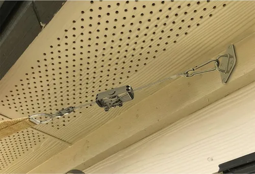 Miniatura 5 de Kit de accesorios para toldo, cable de tensión de acero de 24 pies (6 x 4) con kit de cabrestante, kit de instalación de parasoles para toldos plata