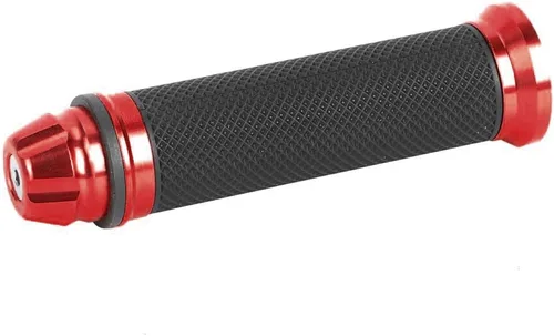 Miniatura 9 de Manillar de motocicleta, manillar de goma de aluminio para motocicleta, compatible con mango de bicicleta de 7/8 (rojo)