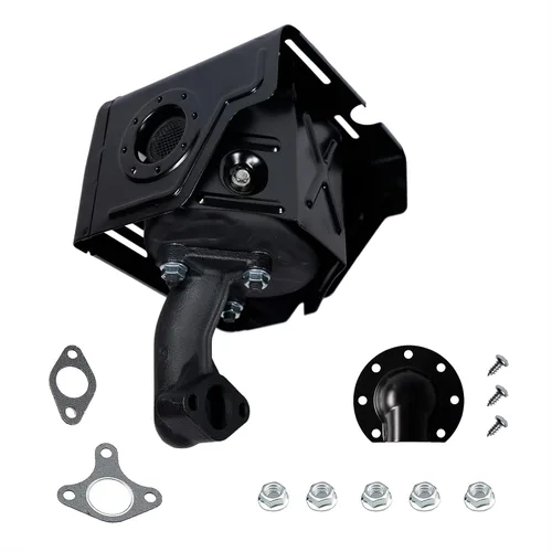 Miniatura 4 de JMCHstore Tubo de Silenciador de Escape con Deflector Para Predator 301cc, Motor de Honda GX240 GX270 8HP 9HP, Motor de Lifan Loncin, Bomba de Agua