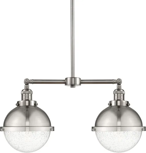 Innovations 209-SN-HFS-84-SN Colgante Isla Dos Luz de Franklin Restoration Collection 9.00 pulgadas