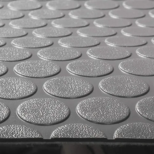 Miniatura 4 de RecPro Remolque 8'6" Piso con Patrón de Moneda de Níquel Gris Impermeable (15 pies)