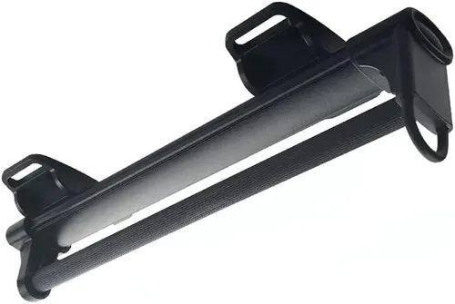 Barra extraíble para colgar ropa, barra ajustable para armario, barra de percha para pantalones, ropa de acero inoxidable (17.7 in/17.7 pulgadas)