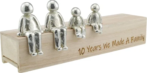 Miniatura 7 de Idea para el 10º aniversario – 10 años hicimos una familia 100% – Elige tu regalo de combinación familiar (1 niño)