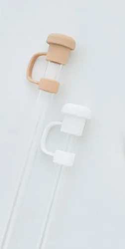 Miniatura 2 de Paquete de 5 fundas de silicona para popotes, compatibles con copas Stanley y otras marcas, tapas de popote para vasos de 20 a 40 onzas y botellas
