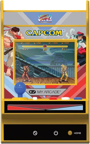 Miniatura 2 de My Arcade Super Street Fighter II Nano Player Pro: 2 Games in 1, 4.8" Video Game Collectible
