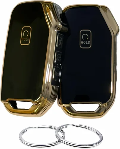 REPROTECTING Funda de goma TPU para llavero compatible con Kia Cadenza Forte NIRO Rio Seltos Sorento Soul Sportage Stinger Telluride 2019-2024 (no
