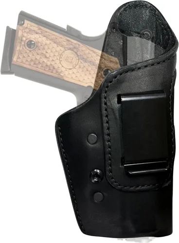 Miniatura 36 de Urban Carry LockLeather IWB Funda - Diseño híbrido seguro y cómodo de cuero/polímero para una ocultación óptima Opciones para mano izquierda