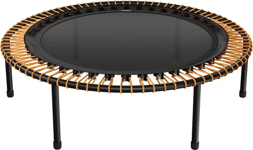 Miniatura 12 de bellicon Mini trampolín Suspensión elástica de hasta 330 libras Rebotador de fitness interior para adultos Patas atornilladas