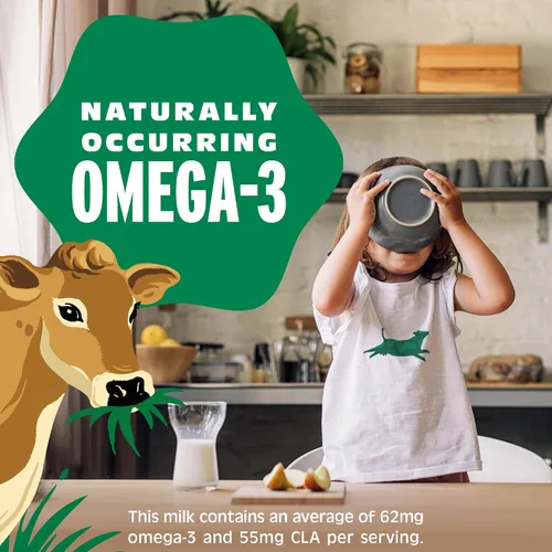 Miniatura 5 de Organic Valley Leche de pasto 100% alimentada con pasto al 2% de leche reducida en grasa, orgánica, 59 onzas líquidas