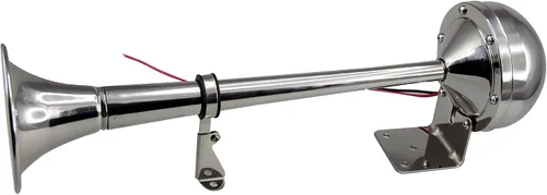 Miniatura 4 de PactradeMarine Boat Auto - Juego completo de cuerno de trompeta individual de acero inoxidable, 12 V
