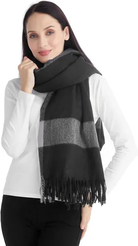 Miniatura 164 de Poncho chal para mujer, suéteres suaves y cálidos para mujer, parte delantera abierta, poncho de viaje para otoño, invierno y primavera