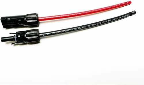 Miniatura 8 de Amphenol H4 MC4 10AWG GPT Cables de cobre puro Panel solar Adaptador de controlador de carga solar Kit de coleta de 9 pulgadas