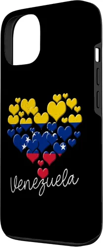 Miniatura 2 de Funda con diseño de corazón hispano con bandera venezolana para iPhone 13
