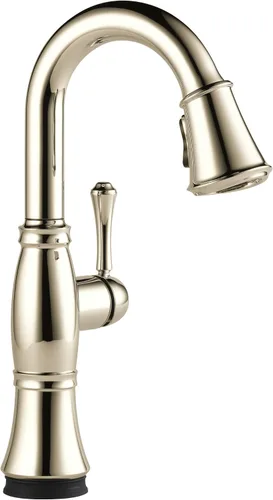 Miniatura 22 de Delta Cassidy Lumicoat Arctic Stainless 9997-AR-PR-DST - Grifo de barra de níquel cepillado con rociador extraíble, moderno grifo de fregadero